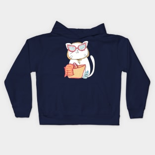 Cat In The Sun Kids Hoodie